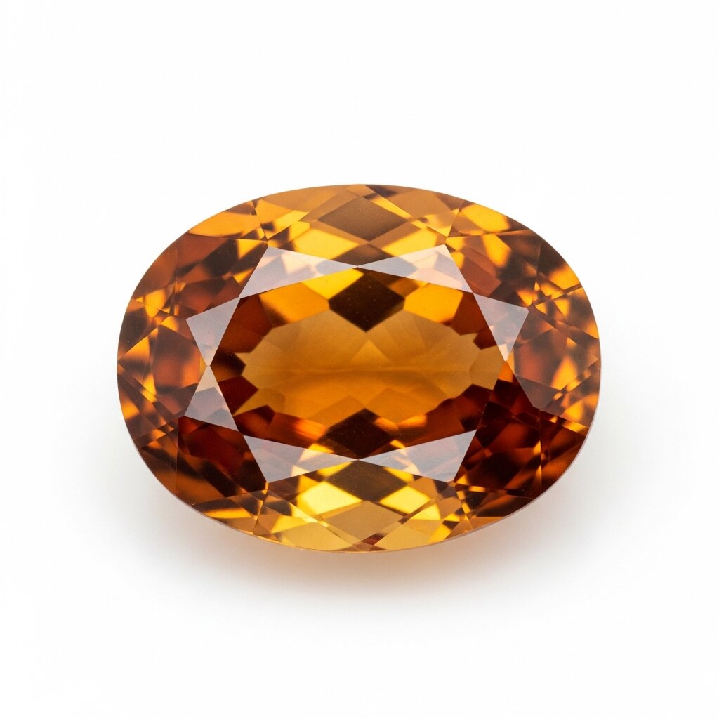 Imperial Topaz, Oval Cut, 6.8ct