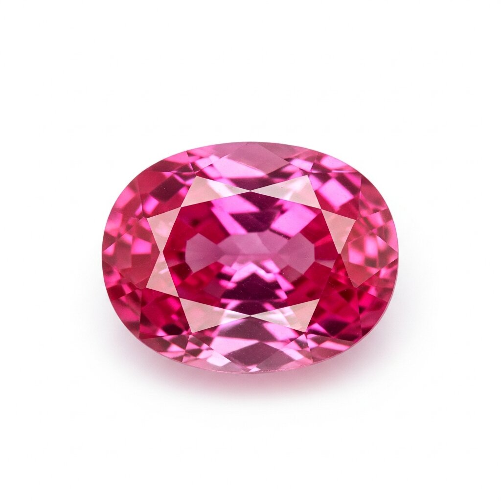 Pink Spinel, Oval Cut, 3.2ct