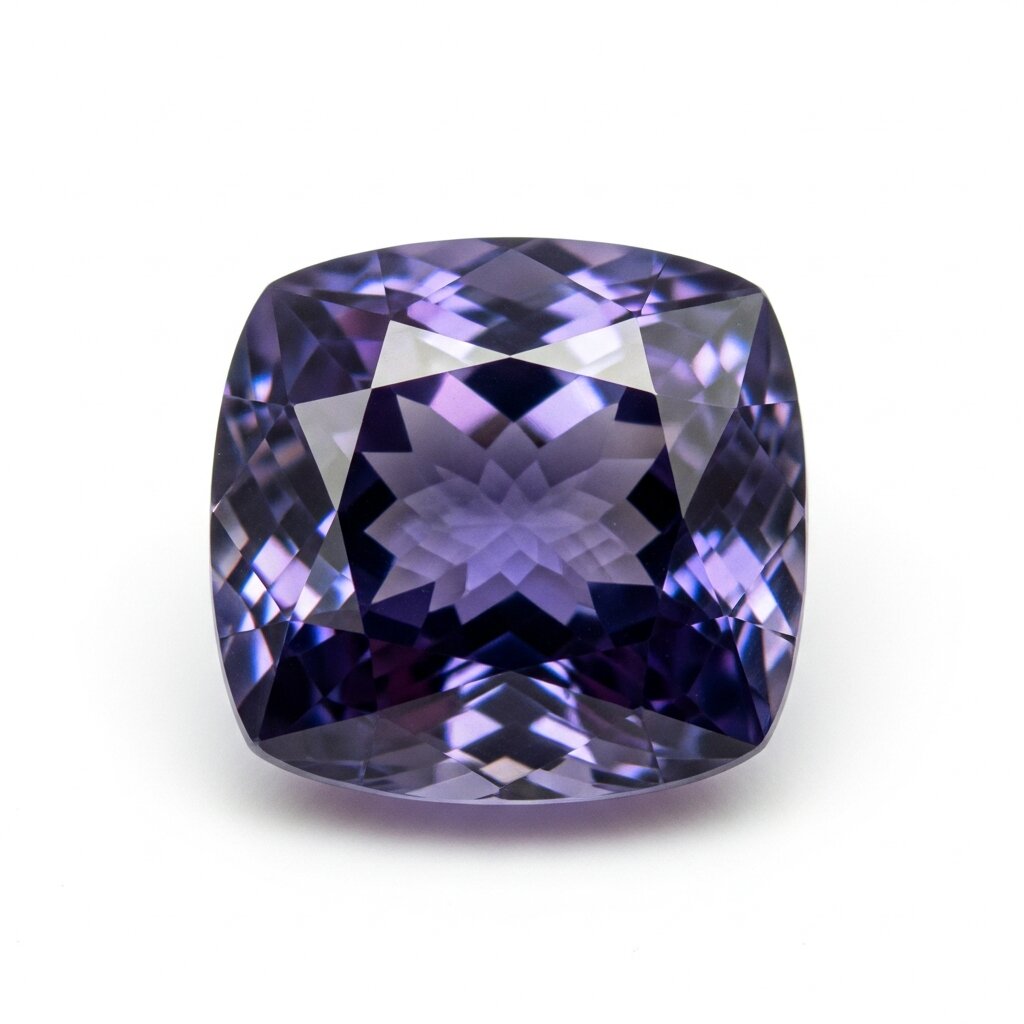 Purple Iolite, Cushion Cut, 3.8ct