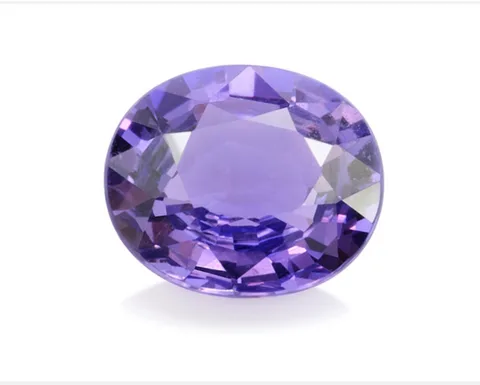 Purple Sapphire, Oval Cut, 0.73 ct