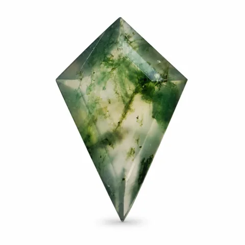 Moss Agate, Kite Cut, 1.78 ct